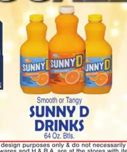 Bravo Supermarkets SUNNY D DRINKS offer