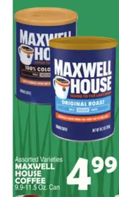 Bravo Supermarkets MAXWELL HOUSE COFFEE offer