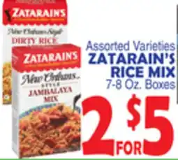 Bravo Supermarkets ZATARAIN'S RICE MIX offer