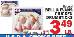 Bravo Supermarkets BELL & EVANS CHICKEN DRUMSTICKS offer