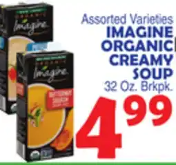 Bravo Supermarkets IMAGINE ORGANIC CREAMY SOUP offer