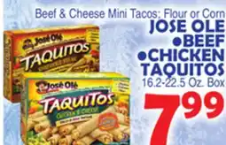 Bravo Supermarkets JOSE OLE • BEEF • CHICKEN TAQUITOS offer