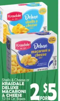 Bravo Supermarkets KRASDALE DELUXE MACARONI & CHEESE offer