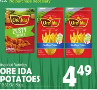 Bravo Supermarkets ORE IDA POTATOES offer