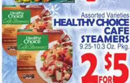 Bravo Supermarkets HEALTHY CHOICE CAFE STEAMERS offer