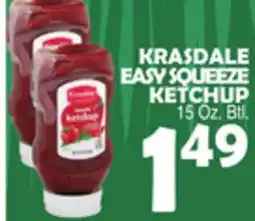 Bravo Supermarkets KRASDALE EASY SQUEEZE KETCHUP offer