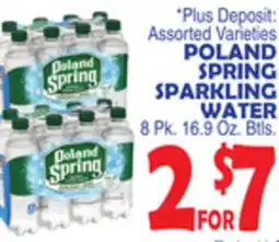 Bravo Supermarkets POLAND SPRING SPARKLING WATER offer