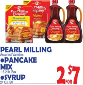 Bravo Supermarkets PEARL MILLING, PANCAKE MIX, SYRUP offer