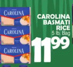 Bravo Supermarkets CAROLINA BASMATI RICE offer