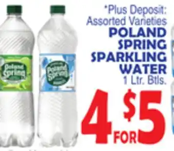 Bravo Supermarkets POLAND SPRING SPARKLING WATER offer