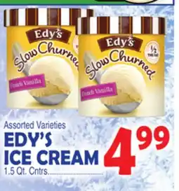 Bravo Supermarkets EDY'S ICE CREAM offer