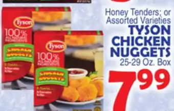 Bravo Supermarkets TYSON CHICKEN NUGGETS offer