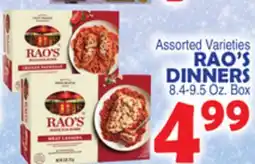 Bravo Supermarkets RAO'S DINNERS offer