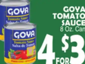 Bravo Supermarkets GOYA TOMATO SAUCE offer