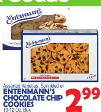 Bravo Supermarkets ENTENMANN'S CHOCOLATE CHIP COOKIES offer