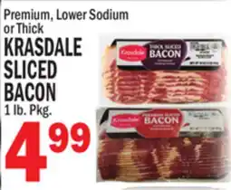 Bravo Supermarkets KRASDALE SLICED BACON offer