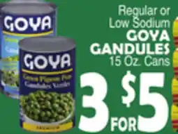 Bravo Supermarkets GOYA GANDULES offer