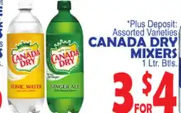 Bravo Supermarkets CANADA DRY MIXERS offer