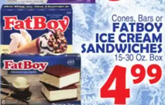 Bravo Supermarkets FATBOY ICE CREAM SANDWICHES offer