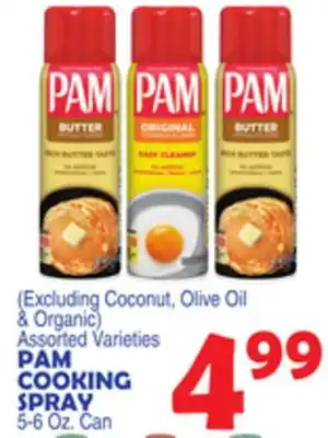 Bravo Supermarkets PAM COOKING SPRAY offer