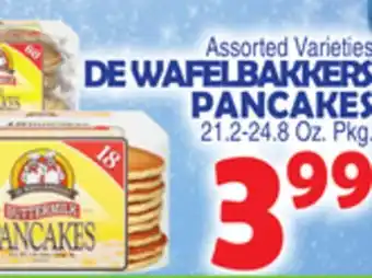 Bravo Supermarkets DE WAFELBAKKERS PANCAKES offer