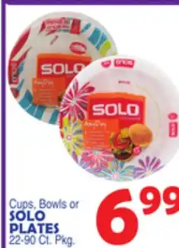 Bravo Supermarkets SOLO PLATES offer