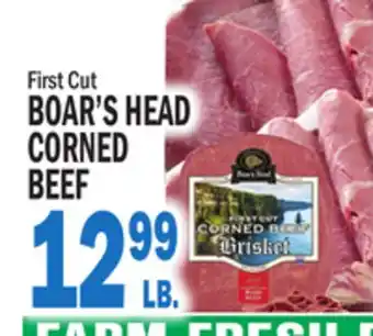 Bravo Supermarkets BOAR'S HEAD CORNED BEEF offer