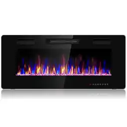 Walmart GVN Fireplace, Electric Fireplace Heater,42 Inch Recessed Ultra Thin Electric Fireplace with Timer offer