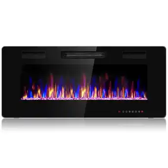 Walmart GVN Fireplace, Electric Fireplace Heater,42 Inch Recessed Ultra Thin Electric Fireplace with Timer offer