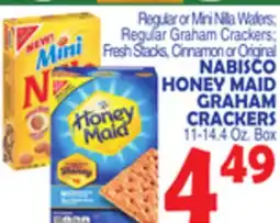 Bravo Supermarkets NABISCO HONEY MAID GRAHAM CRACKERS offer