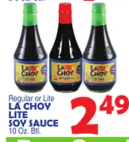 Bravo Supermarkets LA CHOY LITE SOY SAUCE offer