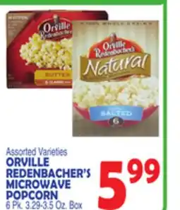 Bravo Supermarkets ORVILLE REDENBACHER'S MICROWAVE POPCORN offer