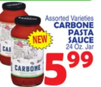 Bravo Supermarkets CARBONE PASTA SAUCE offer