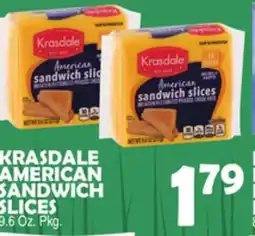 Bravo Supermarkets KRASDALE AMERICAN SANDWICH SLICES offer