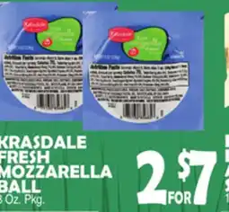 Bravo Supermarkets KRASDALE FRESH MOZZARELLA BALL offer