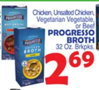 Bravo Supermarkets PROGRESSO BROTH offer