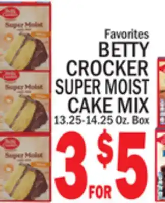 C Town BETTY CROCKER SUPER MOIST CAKE MIX offer