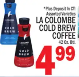 C Town LA COLOMBE COLD BREW COFFEE offer