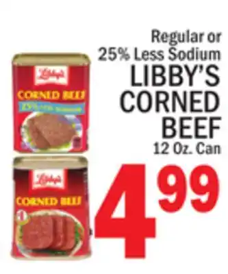 C Town LIBBY'S CORNED BEEF offer