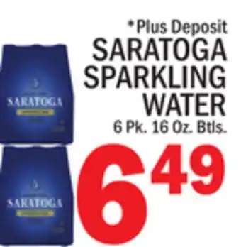 C Town SARATOGA SPARKLING WATER offer