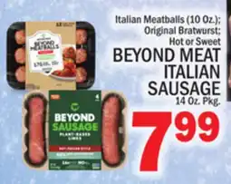 C Town BEYOND MEAT ITALIAN SAUSAGE 14 Oz. Pkg offer