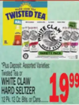 C Town WHITE CLAW HARD SELTZER offer