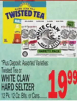 C Town WHITE CLAW HARD SELTZER offer