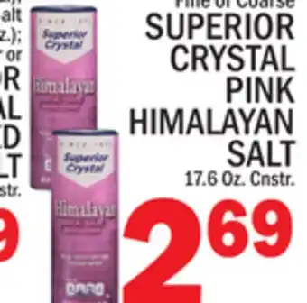 C Town SUPERIOR CRYSTAL PINK HIMALAYAN SALT offer