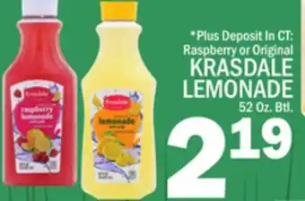 C Town KRASDALE LEMONADE offer