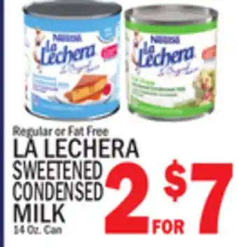 C Town LA LECHERA SWEETENED CONDENSED MILK offer