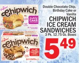 C Town CHIPWICH ICE CREAM SANDWICHES offer