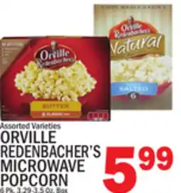 C Town ORVILLE REDENBACHER'S MICROWAVE POPCORN offer