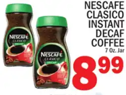 C Town NESCAFE CLASICO INSTANT DECAF COFFEE offer