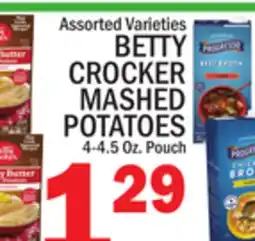 C Town BETTY CROCKER MASHED POTATOES offer